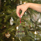 Wooden Christmas Ornaments inspired by William Morris - Tulip & Rose Collection