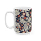 Ceramic Mug inspired by William Morris - Leicester Collection (Royal)