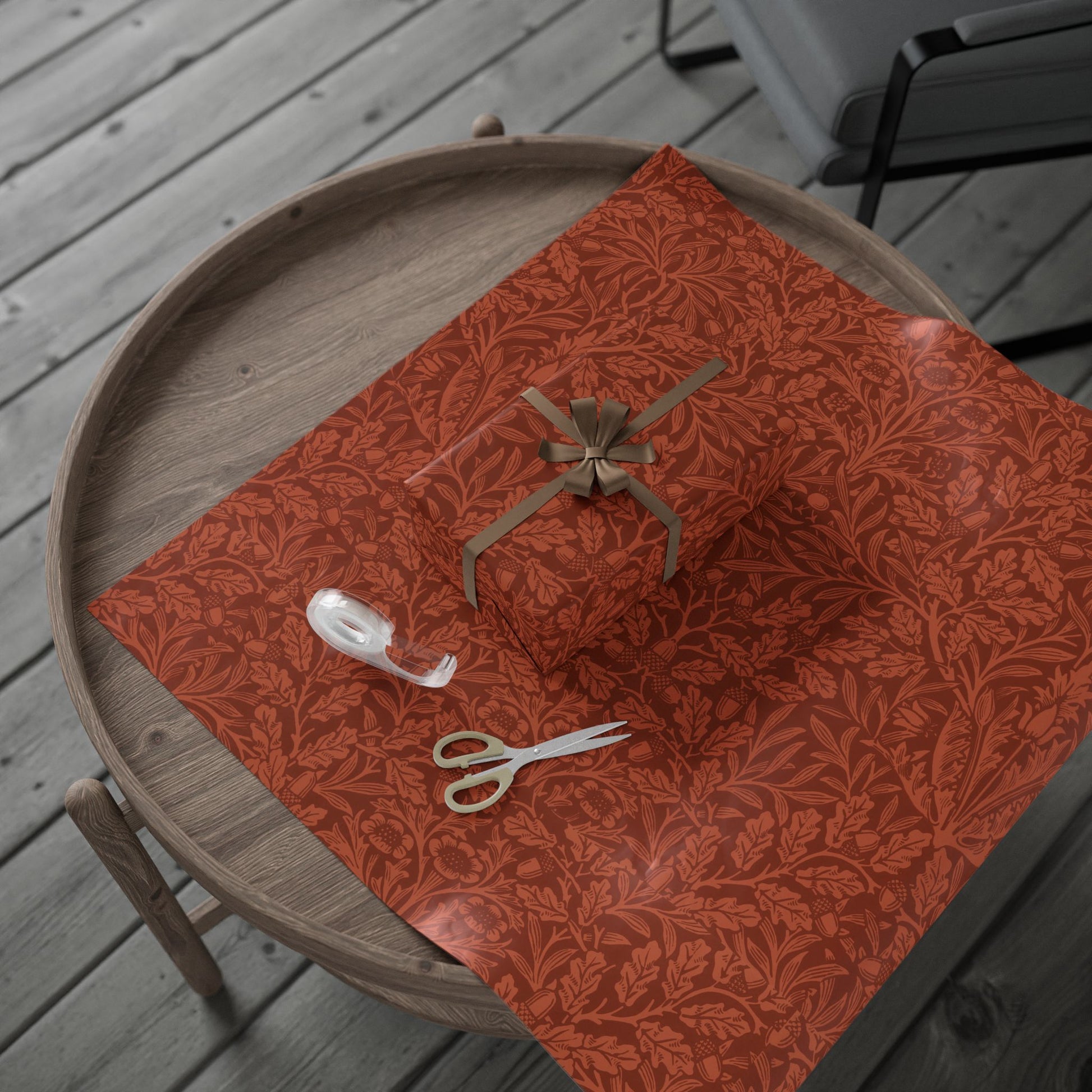gift-wrapping-paper-william-morris-acorn-oak-leaves-rust-4