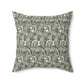 Faux Suede Cushion inspired by William Morris -