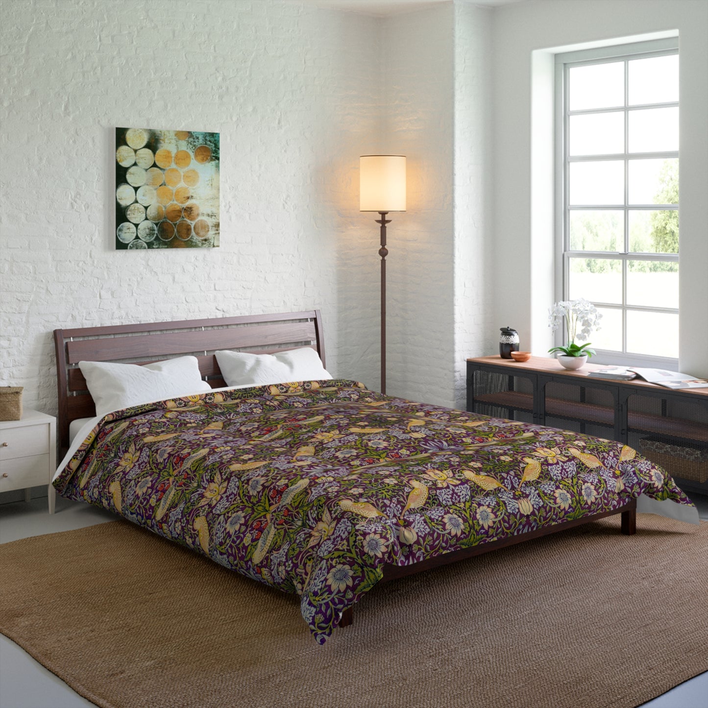 comforter-william-morris-strawberry-thief-collection-damson-7