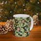 Ceramic Mug inspired by William Morris - Leicester Collection (Green)