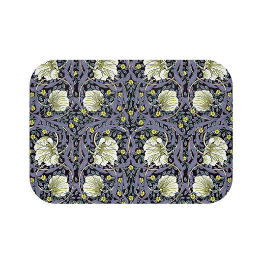 Microfibre Bath Mat inspired by William Morris - Pimpernel Collection (Lavender)