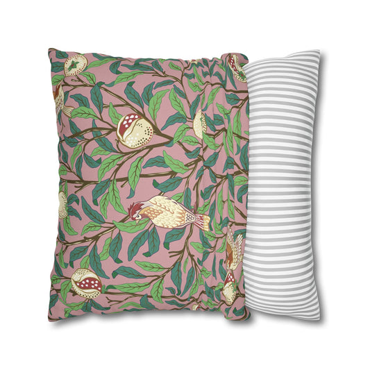 Cushion Cover inspired by William Morris - Bird and Pomegranate Collection (Rosella)