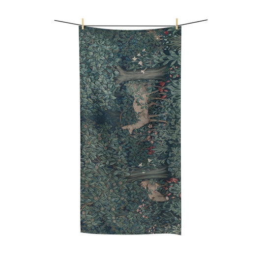 William Morris & Co Luxury Polycotton Towel - Greenery Collection (Fox and Dear)