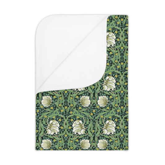 toddler-blanket-by-william-morris-pimpernel-collection-green-1