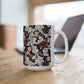 Ceramic Mug inspired by William Morris - Leicester Collection (Royal)