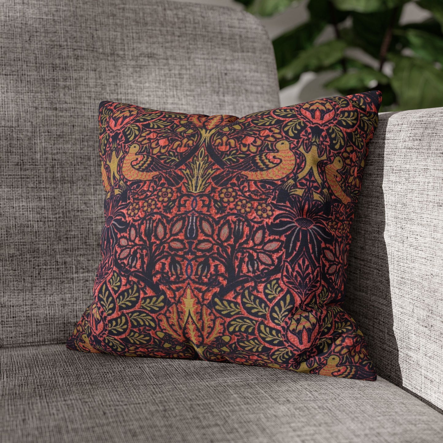 Cushion Cover inspired by William Morris - Dove & Rose Collection