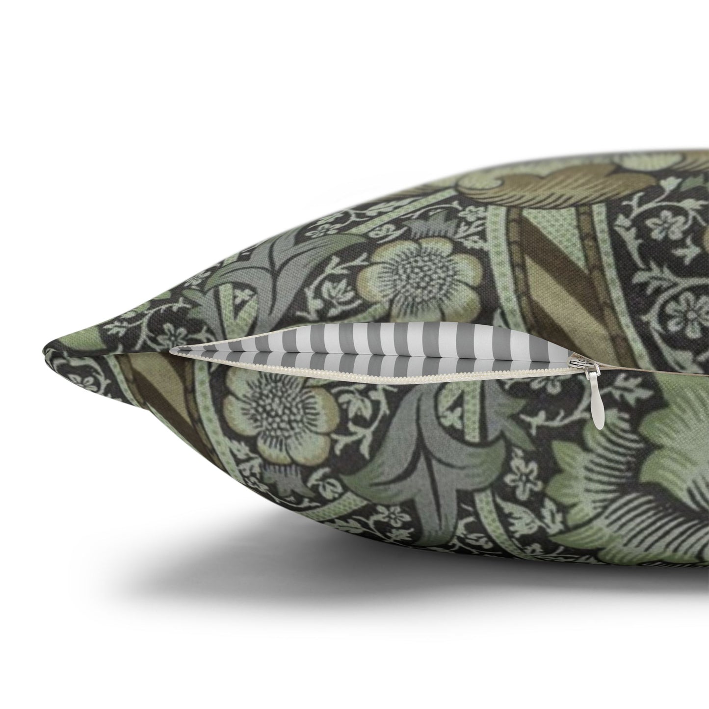 Cushion Cover inspired by William Morris - Wandle Collection (Grey)