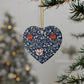 Ceramic Christmas Ornaments inspired by William Morris - Medway Collection - Double Sided Print: 1pc, 3pcs, 5pcs, 10pcs