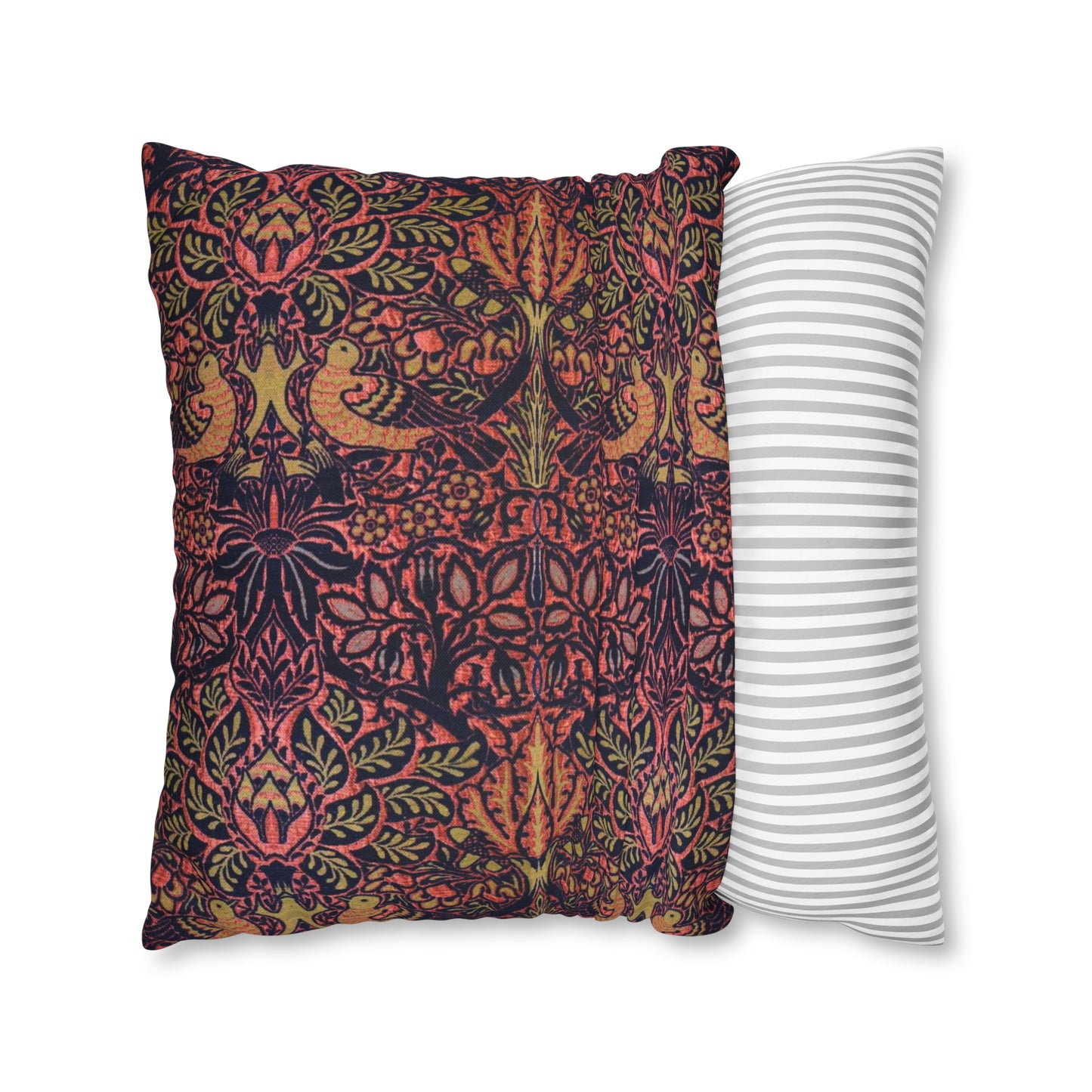 William Morris & Co Spun Poly Cushion Cover - Dove and Rose Collection