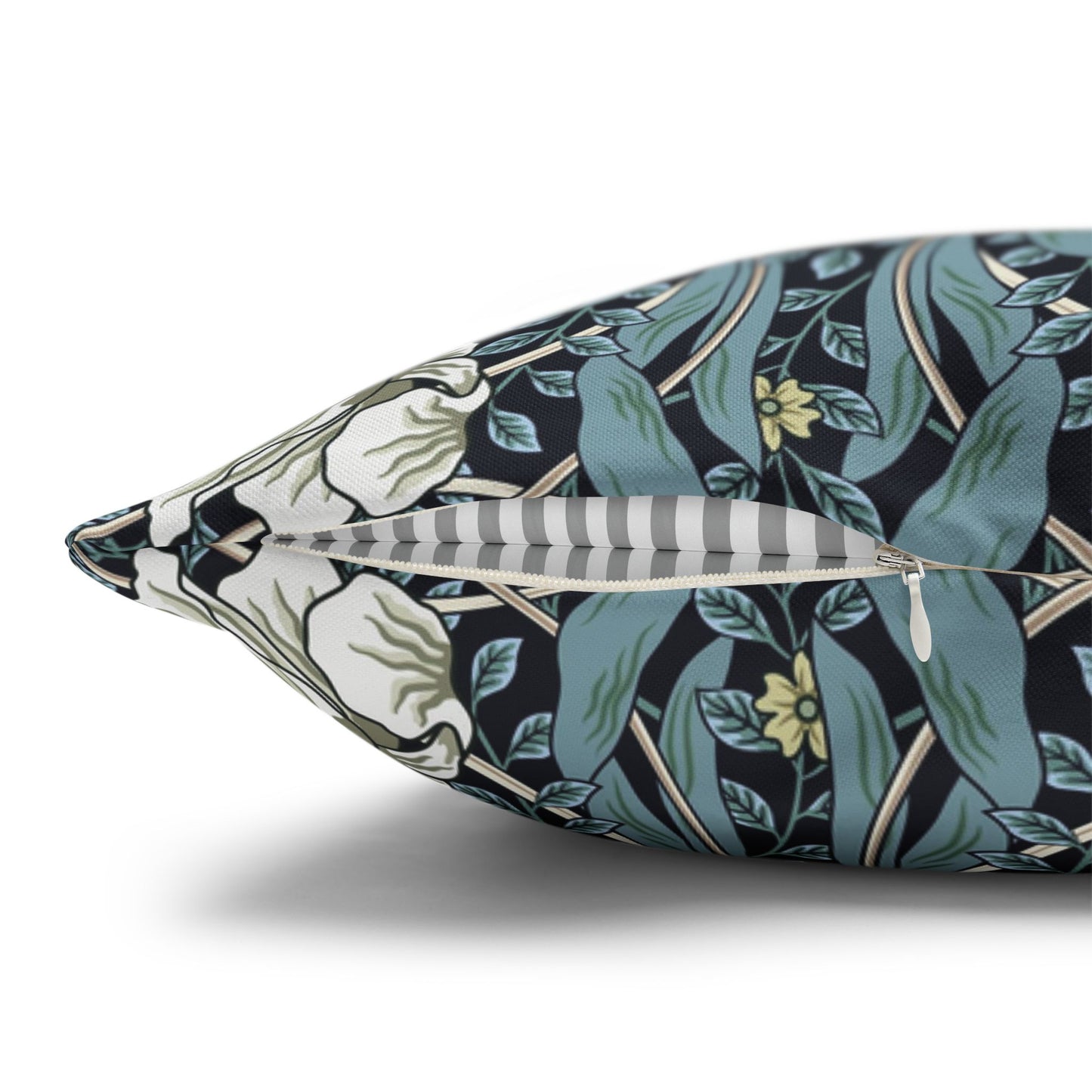 Cushion Cover inspired by William Morris - Pimpernel Collection (Slate)
