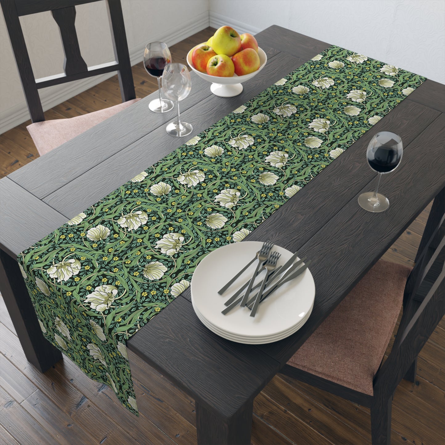 william-morris-co-table-runner-pimpernel-collection-green-13