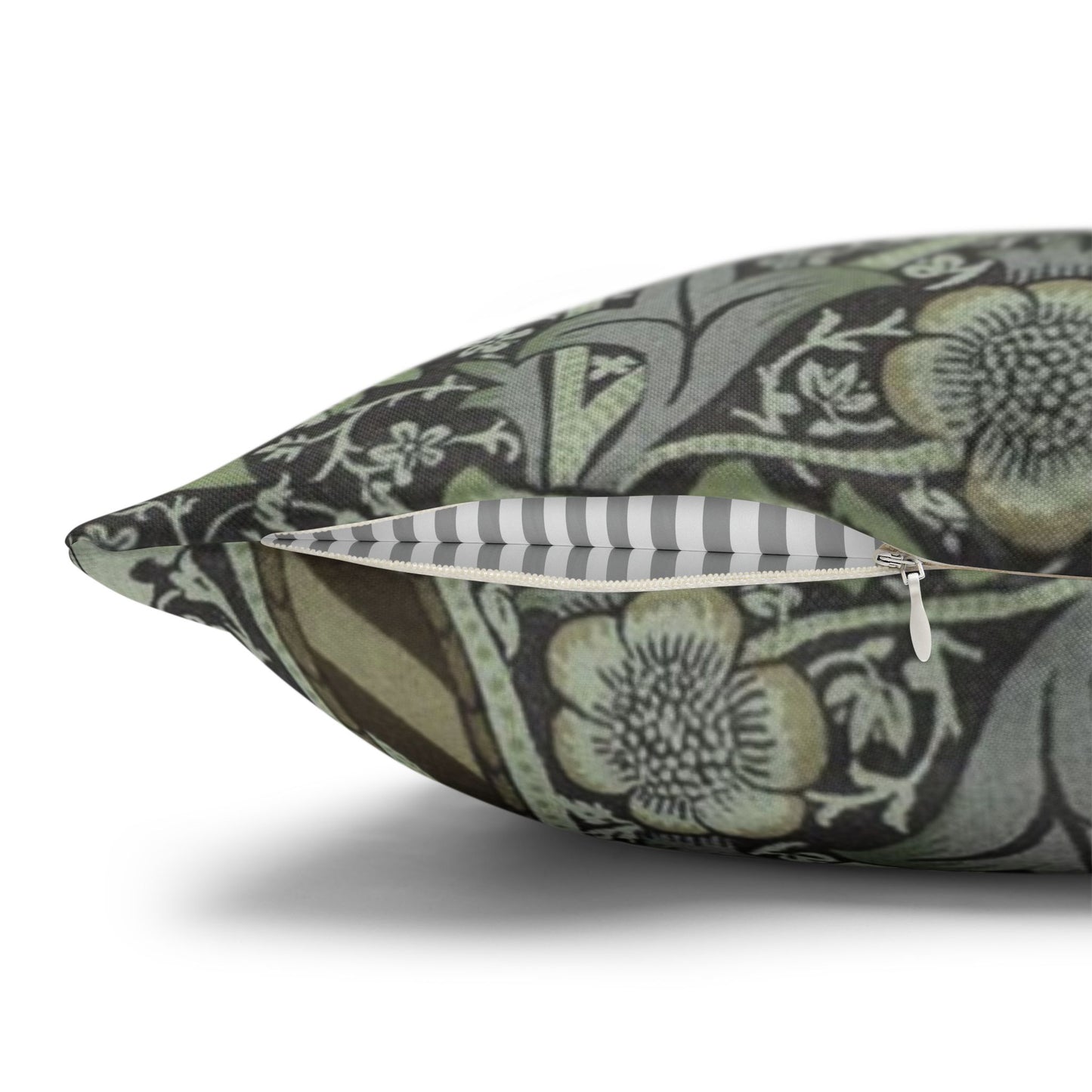 Cushion Cover inspired by William Morris - Wandle Collection (Grey)