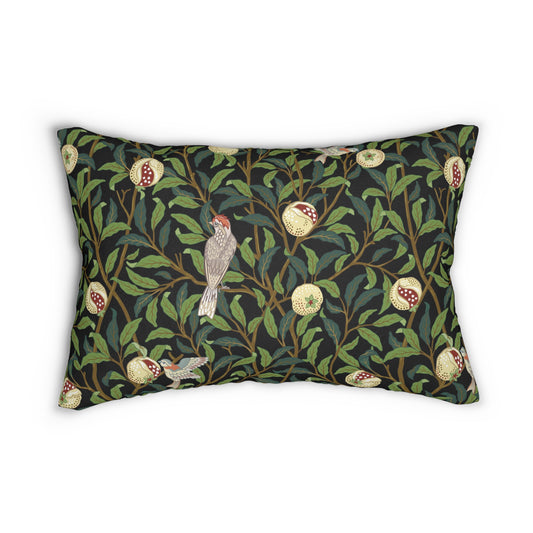 william-morris-co-lumbar-cushion-bird-and-pomegranate-collection-onyx-1