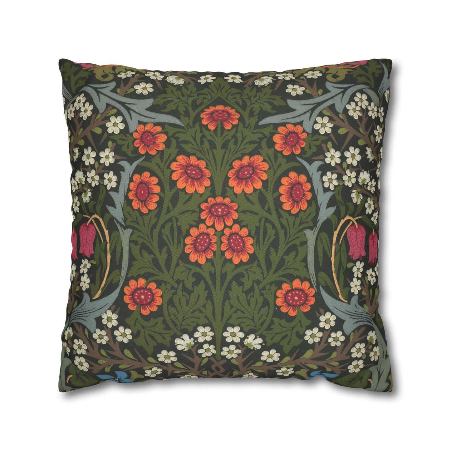Cushion Cover inspired by William Morris - Blackthorn Collection