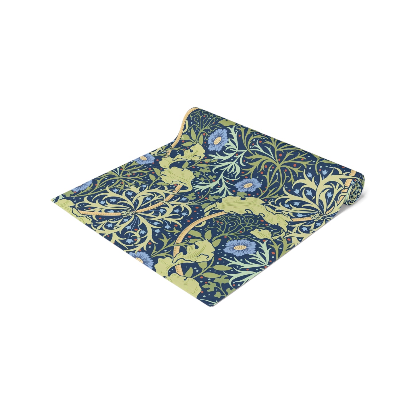 william-morris-co-table-runner-seaweed-collection-blue-flower-15