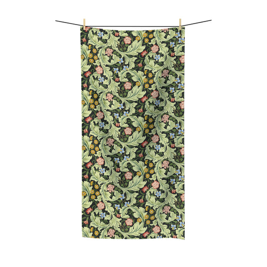 William Morris & Co Luxury Polycotton Towel - Leicester Collection (Green)