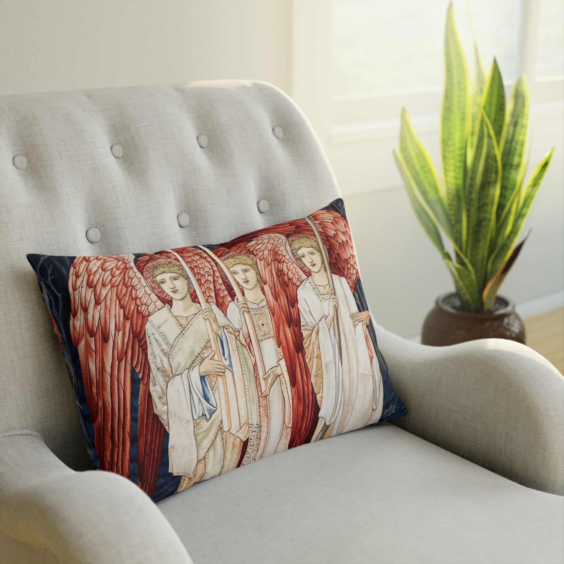 william-morris-co-cotton-drill-cushion-and-cover-holy-grail-collection-red-angels-15