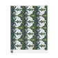 Gift Wrapping Paper inspired by William Morris - White Swan Collection (Spruce)
