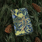 Gift Wrapping Paper inspired by William Morris - Seaweed Collection (Blue Flower)