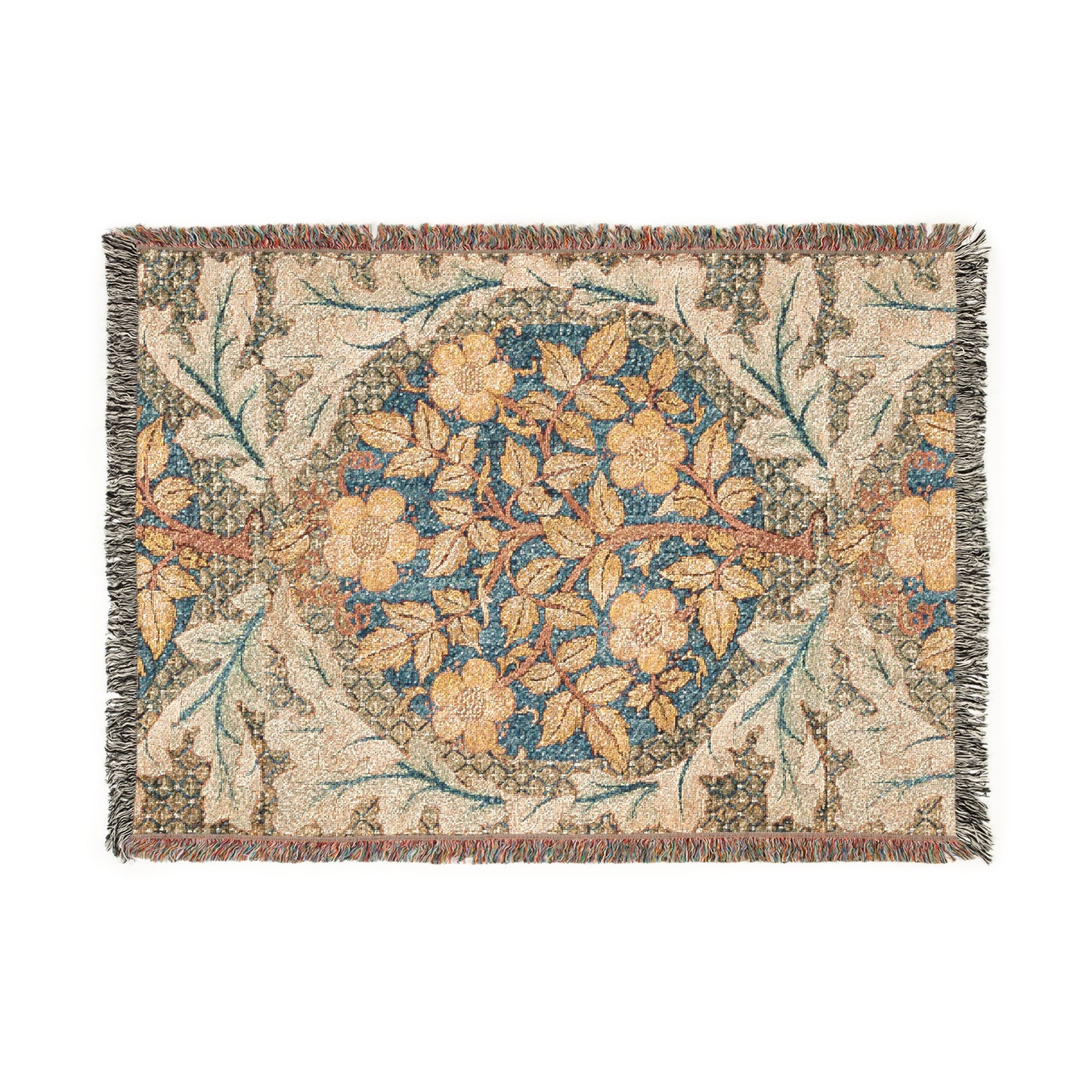 woven-cotton-blanket-william-morris-rose-wreath-collection-1