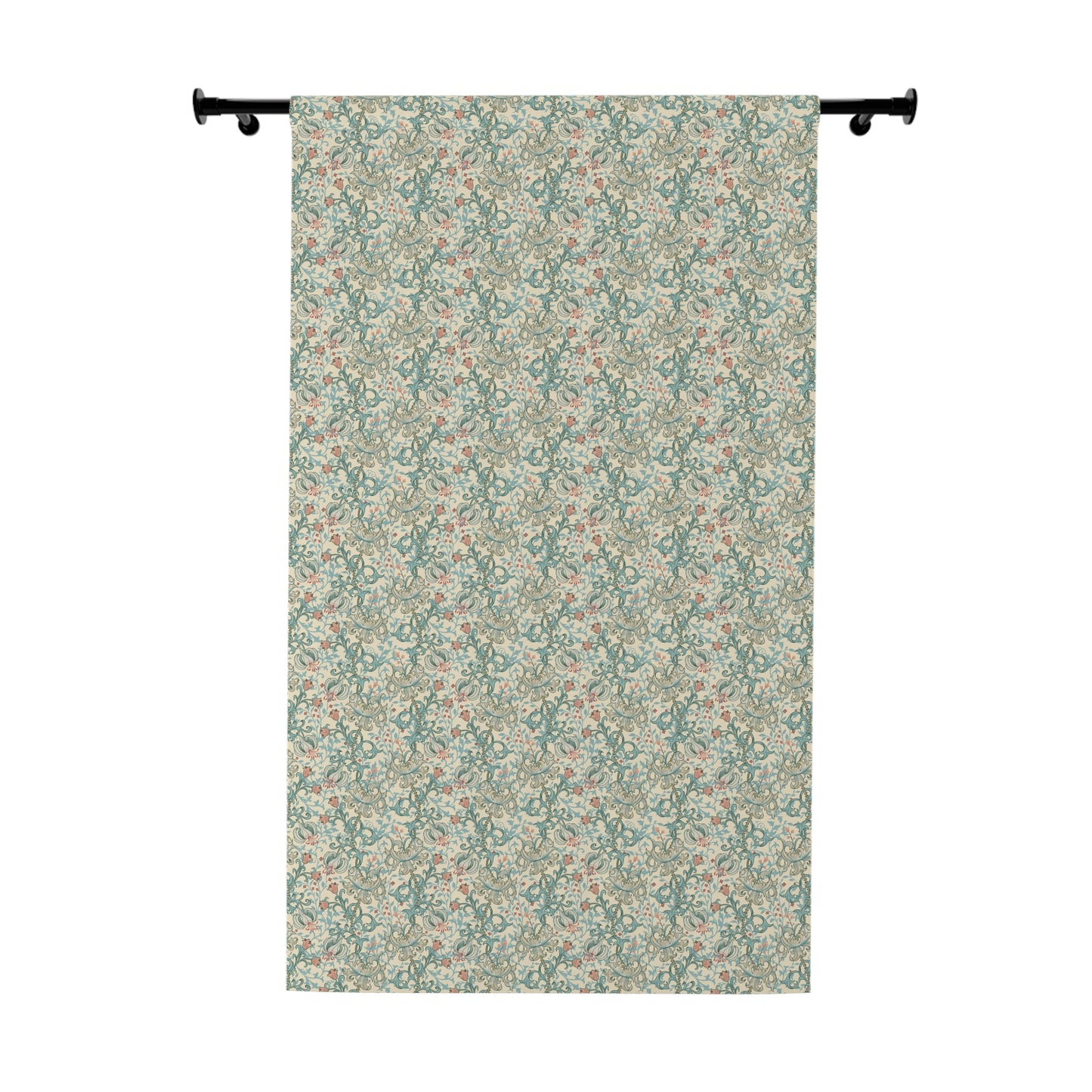 Window Curtain by William Morris (1 Piece) - Golden Lily (Mineral)-1