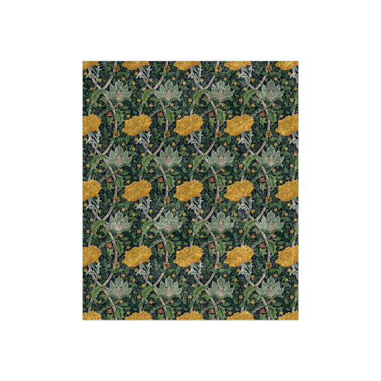 william-morris-co-lush-crushed-velvet-blanket-chrysanthemum-collection-yellow-2