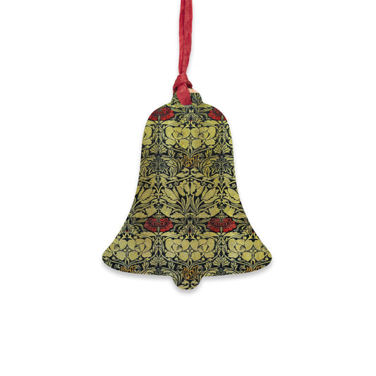 Wooden Christmas Ornaments inspired by William Morris - Tulip & Rose Collection