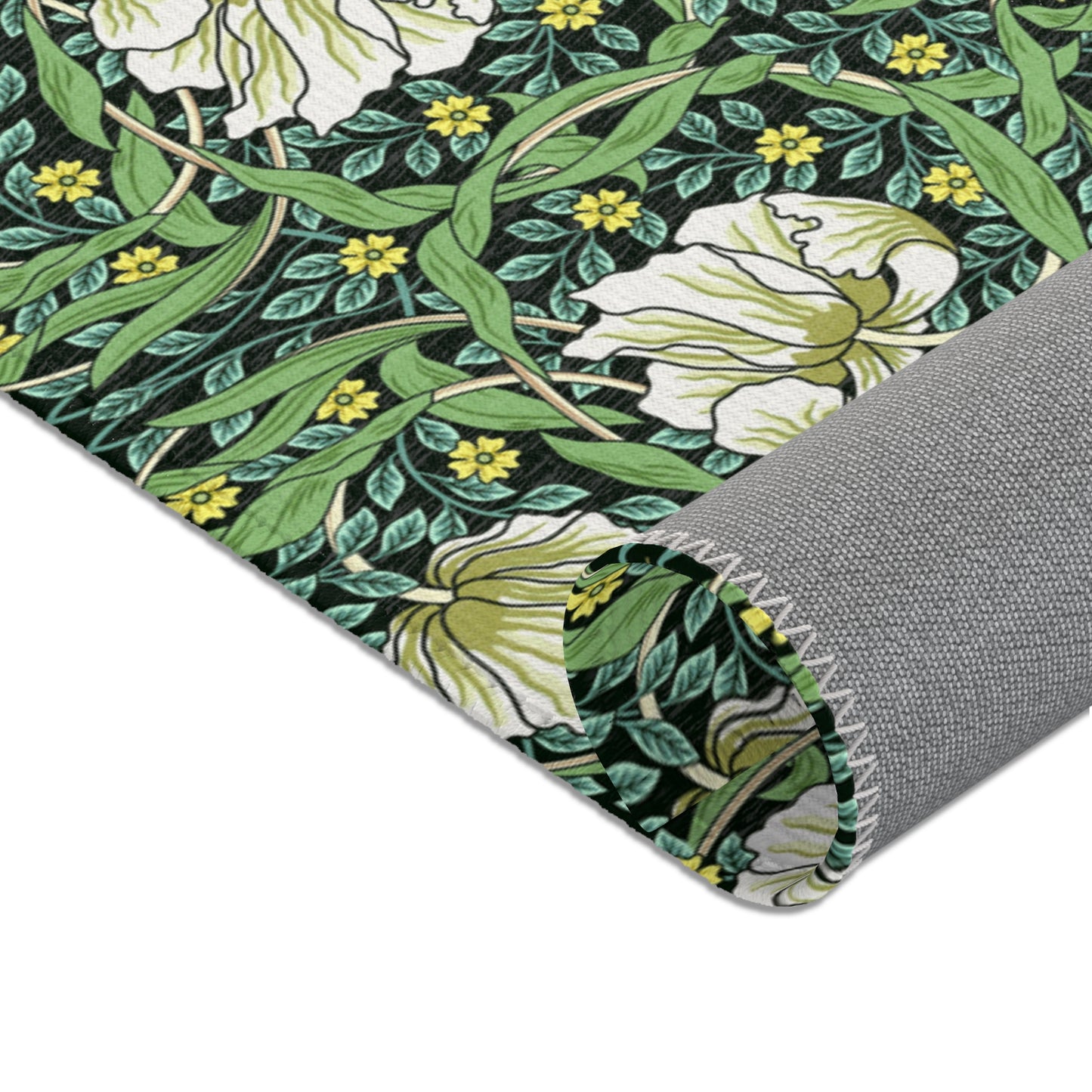 Area Rugs inspired by William Morris - Pimpernel Collection (Green)