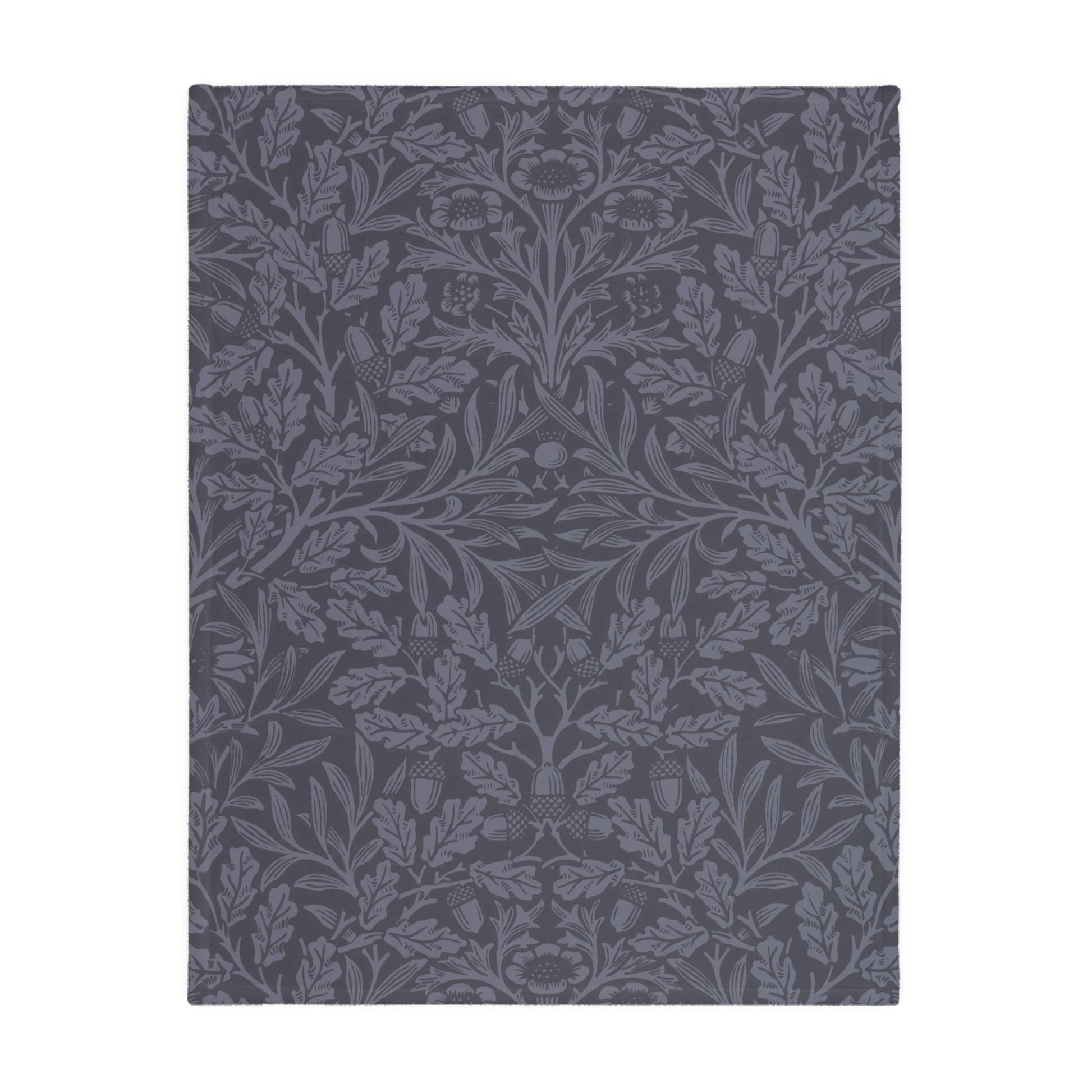 william-morris-co-luxury-velveteen-minky-blanket-two-sided-print-acorns-and-oak-leaves-collection-9