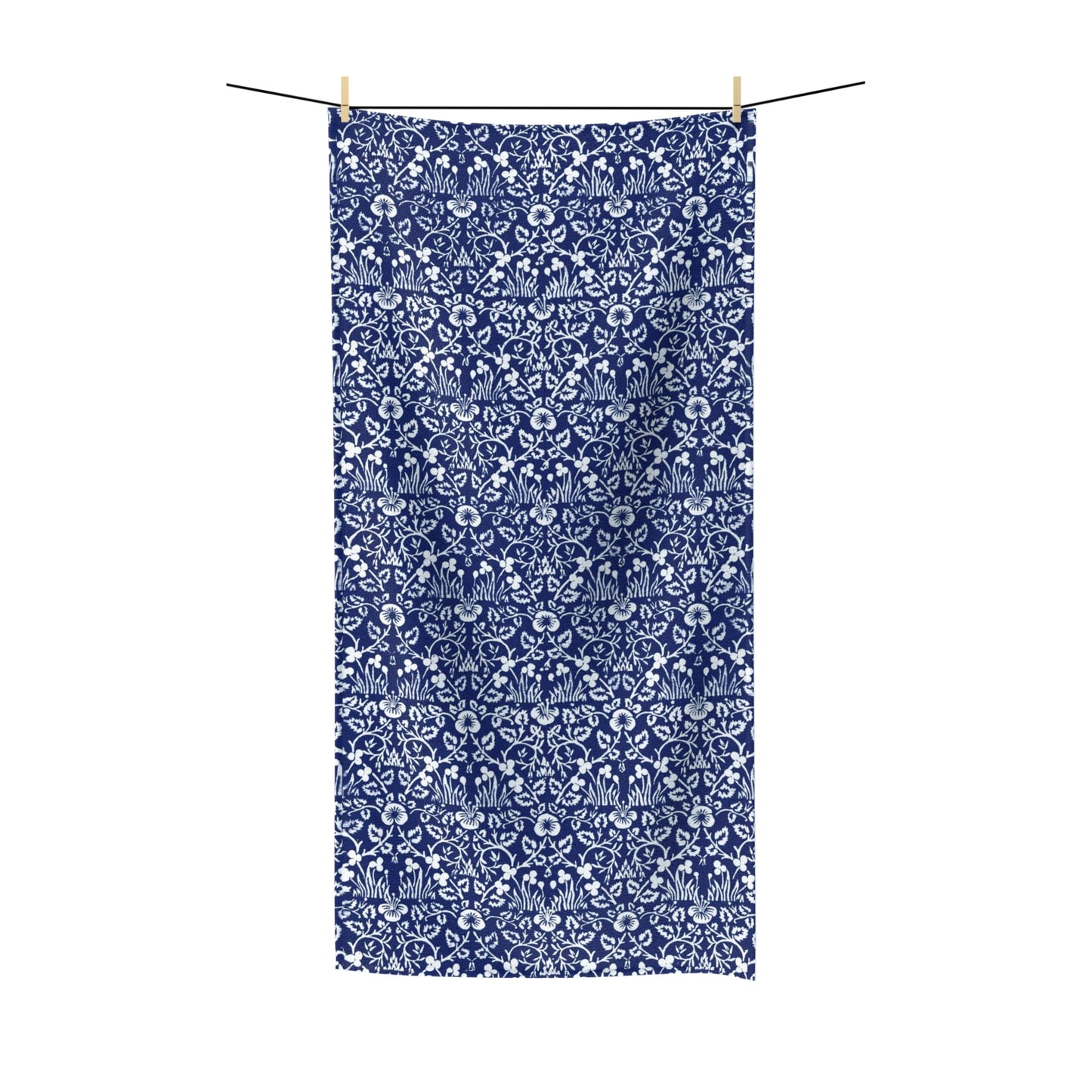 Luxury Polycotton Towel inspired by William Morris - Eyebright Collection