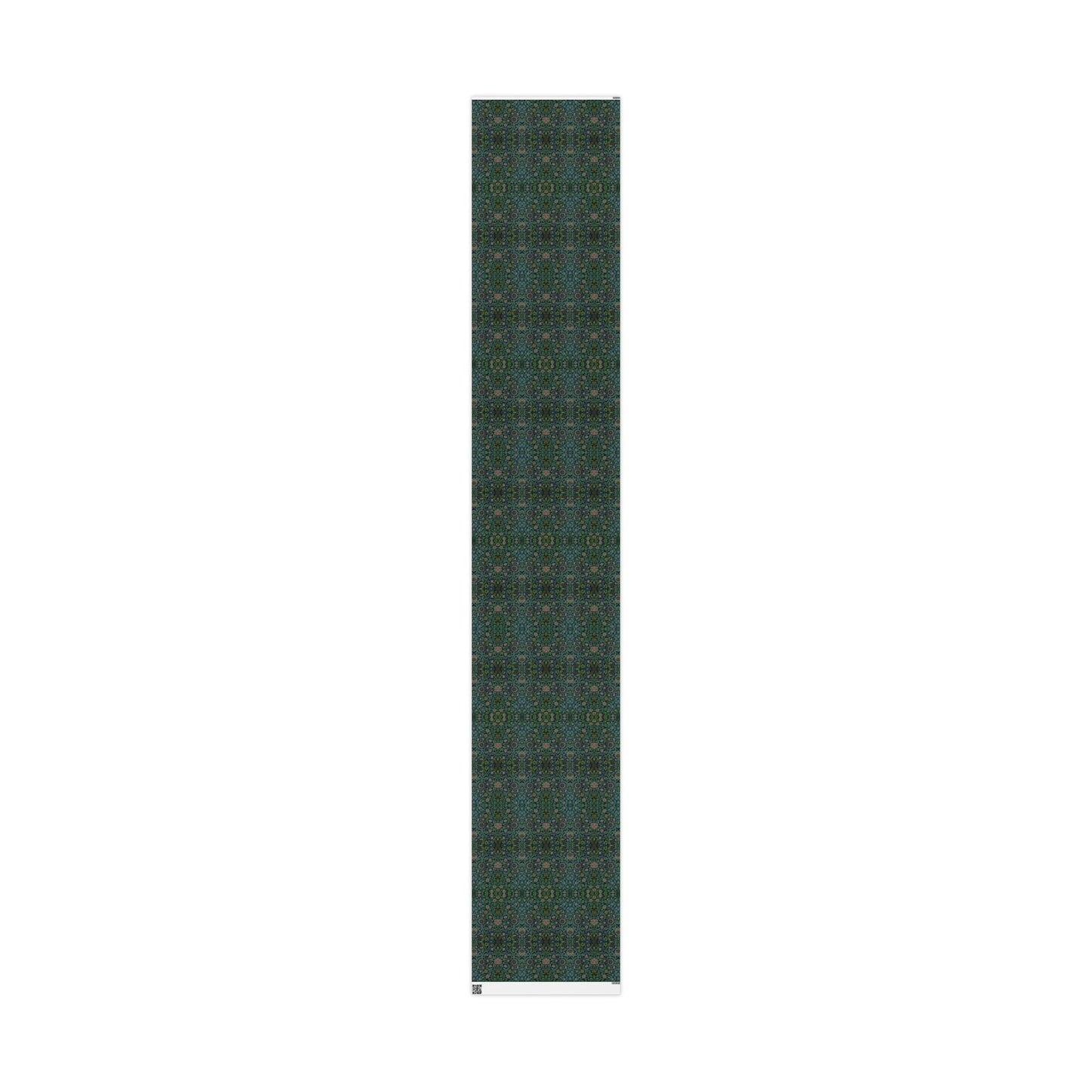 Gift Wrapping Paper inspired by William Morris - Violet & Columbine Collection (Green)