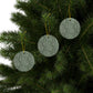 Ceramic Christmas Ornaments inspired by William Morris - Marigold Collection - Double Sided Print: 1pc, 3pcs, 5pcs, 10pcs