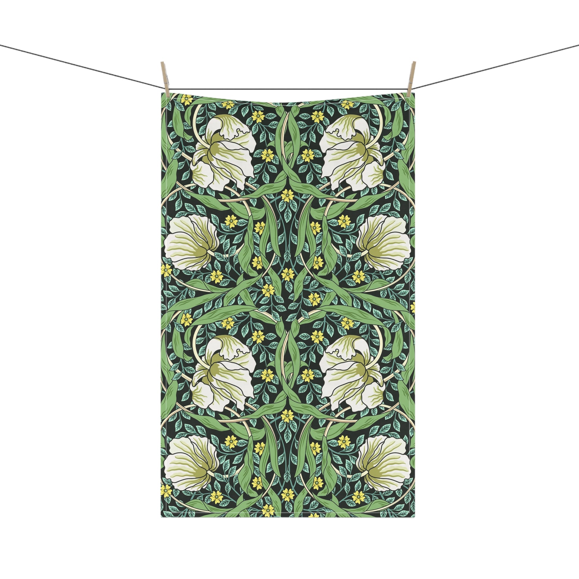 william-morris-co-kitchen-tea-towel-pimpernel-collection-green-11