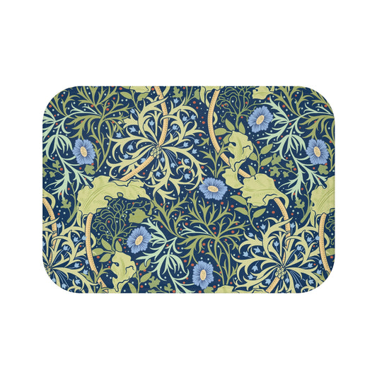 william-morris-co-microfibre-bath-mat-seaweed-collection-blue-flowers-1
