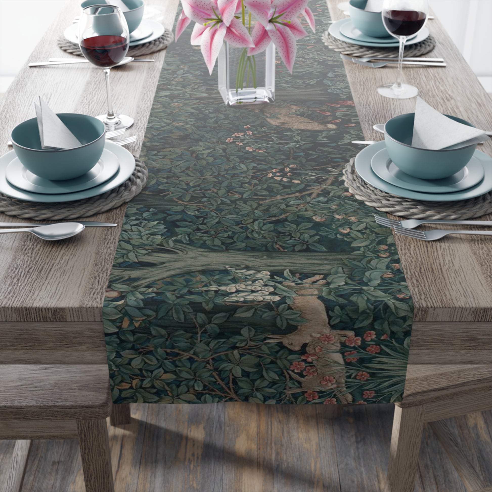 william-morris-co-table-runner-green-forest-collection-2