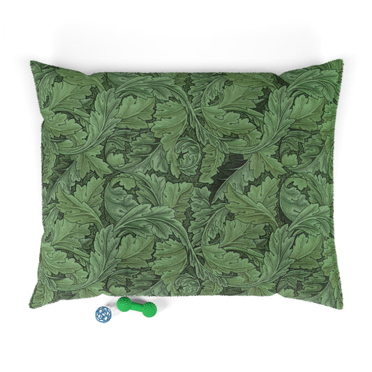william-morris-co-pet-bed-acanthus-collection-green-1