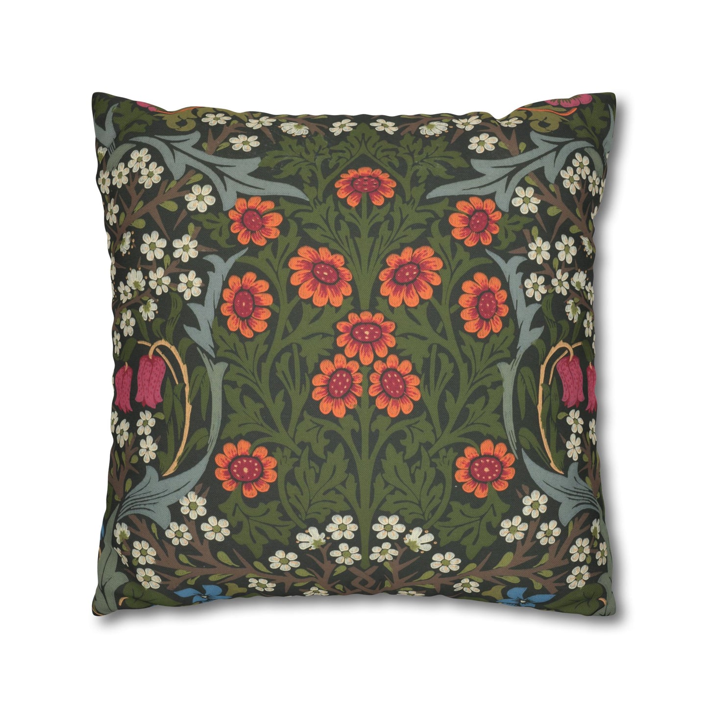 Cushion Cover inspired by William Morris - Blackthorn Collection