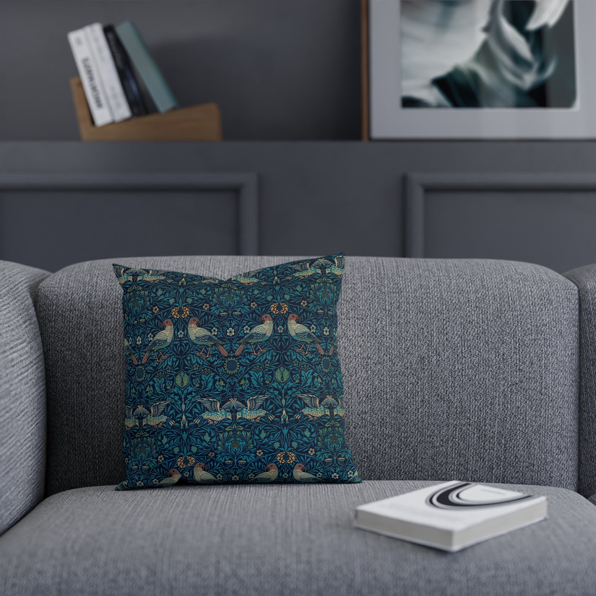 william-morris-cushion-and-cushion-cover-blue-bird-tapestry-collection-10