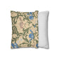 Faux Suede Cushion Cover inspired by William Morris - Blue Iris Collection