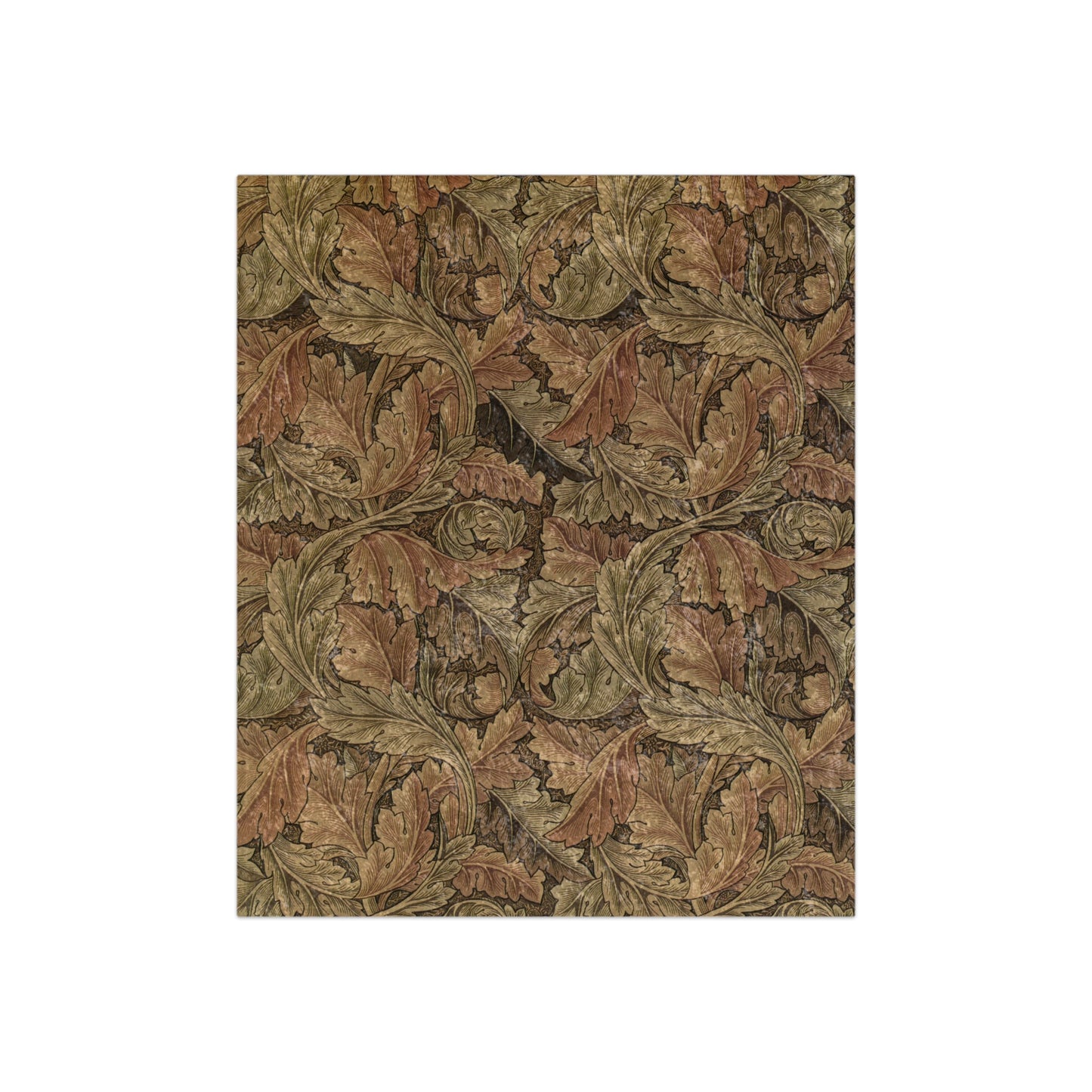 william-morris-co-lush-crushed-velvet-blanket-acanthus-collection-brown-2