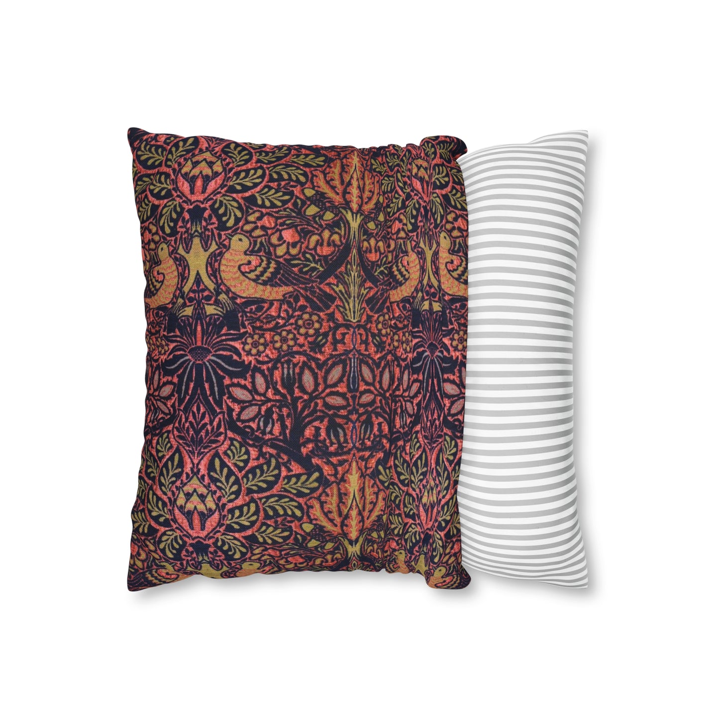 William Morris & Co Spun Poly Cushion Cover - Dove and Rose Collection