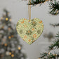 Ceramic Christmas Ornaments inspired by William Morris - Grafton Collection - Double Sided Print: 1pc, 3pcs, 5pcs, 10pcs