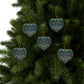 Ceramic Christmas Ornaments inspired by William Morris - Peacock & Dragon Collection - Double Sided Print: 1pc, 3pcs, 5pcs, 10pcs