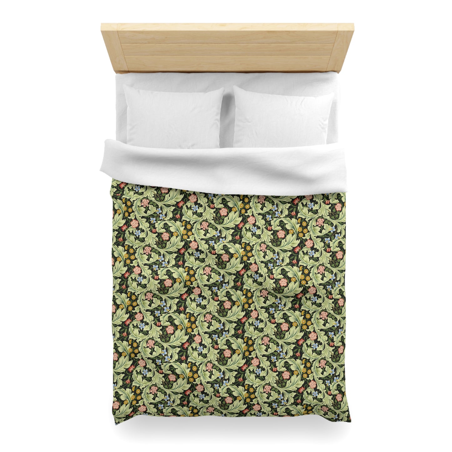 Duvet Cover inspired by William Morris - Leicester Collection (Green)