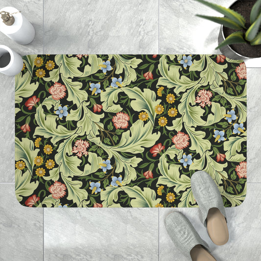 william-morris-co-memory-foam-bath-mat-leicester-collection-green-3
