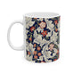 Ceramic Mug inspired by William Morris - Leicester Collection (Royal)