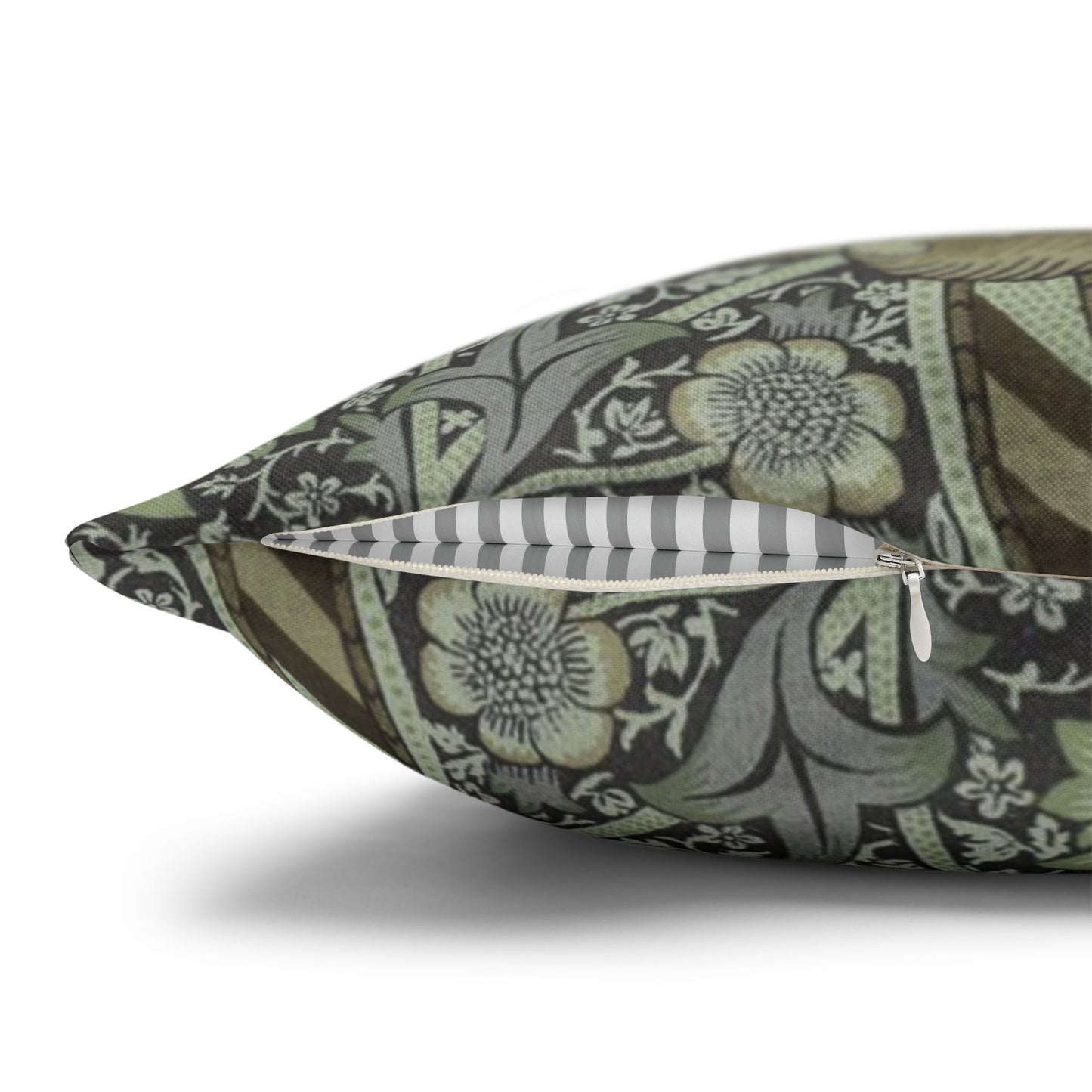 Cushion Cover inspired by William Morris - Wandle Collection (Grey)