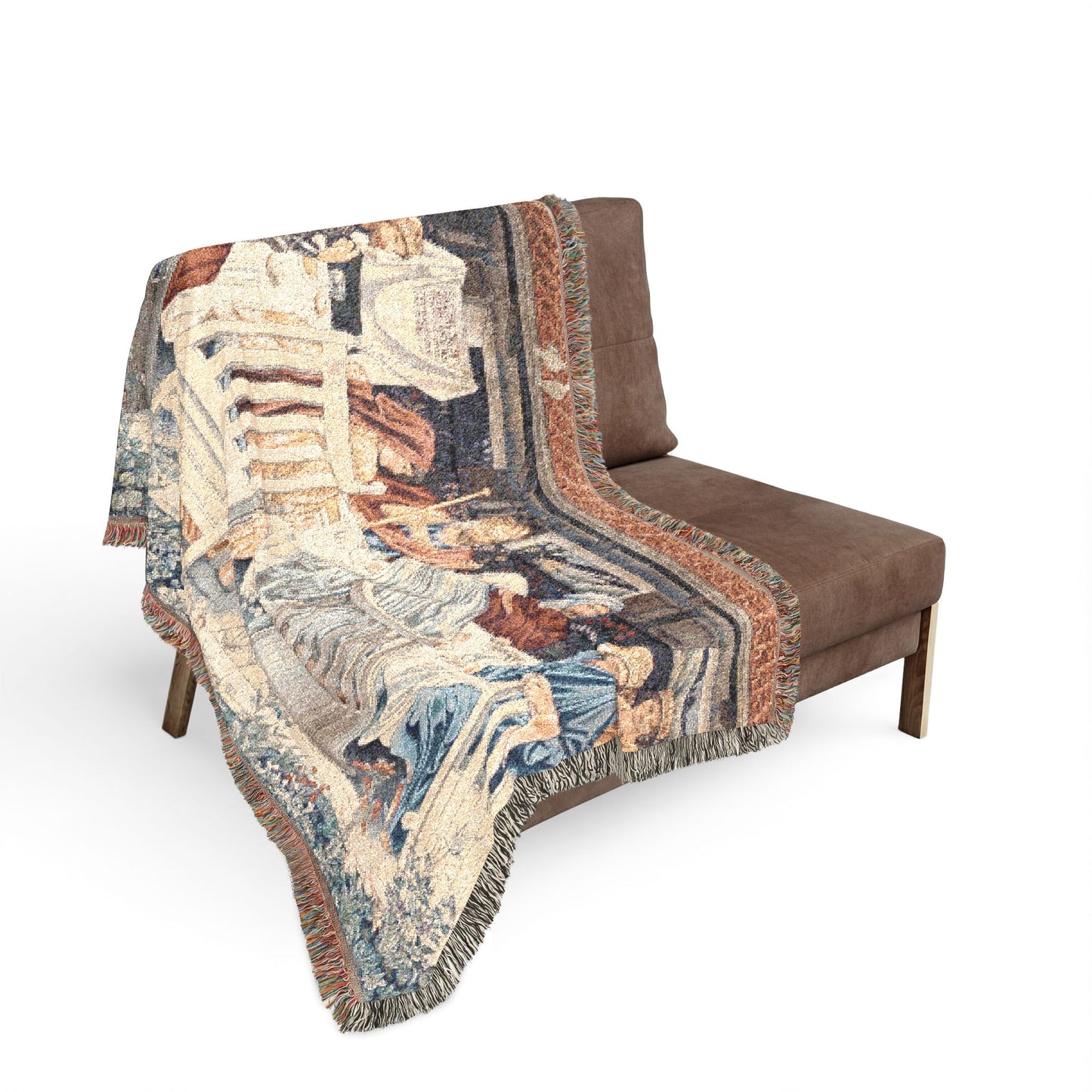 Vintage Woven Blanket - Tapestry Art for Cozy Living Spaces